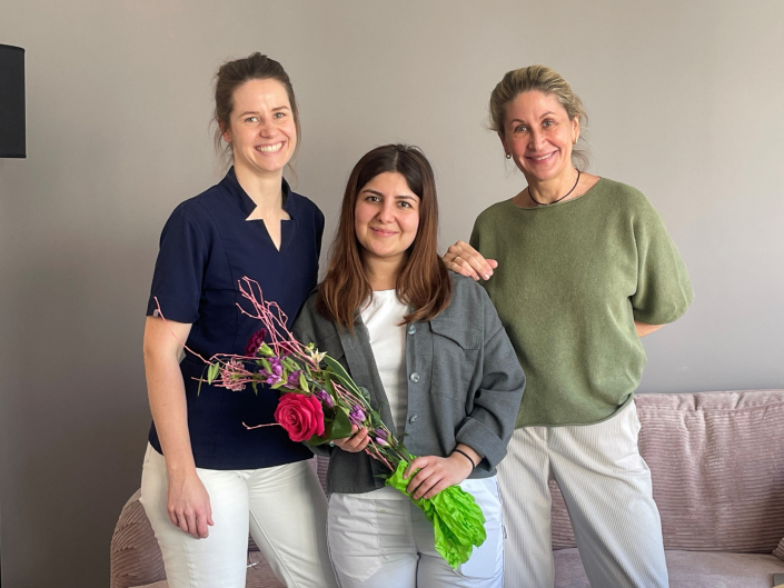 Frisch ausgelernten Auszubildenden Dilshoda